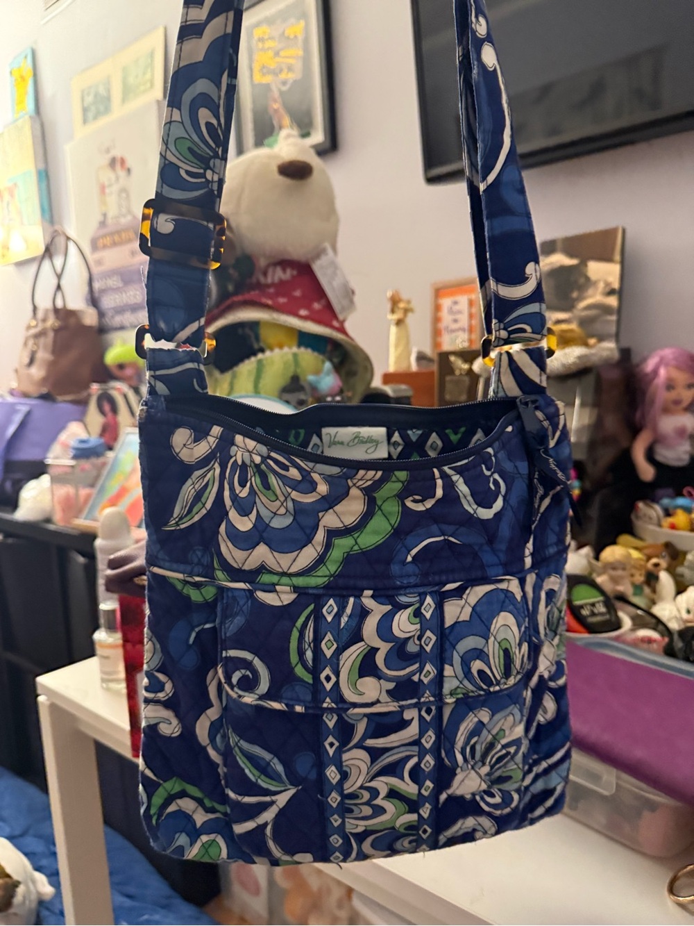 Vintage Vera Bradley Hipster Crossbody Bag